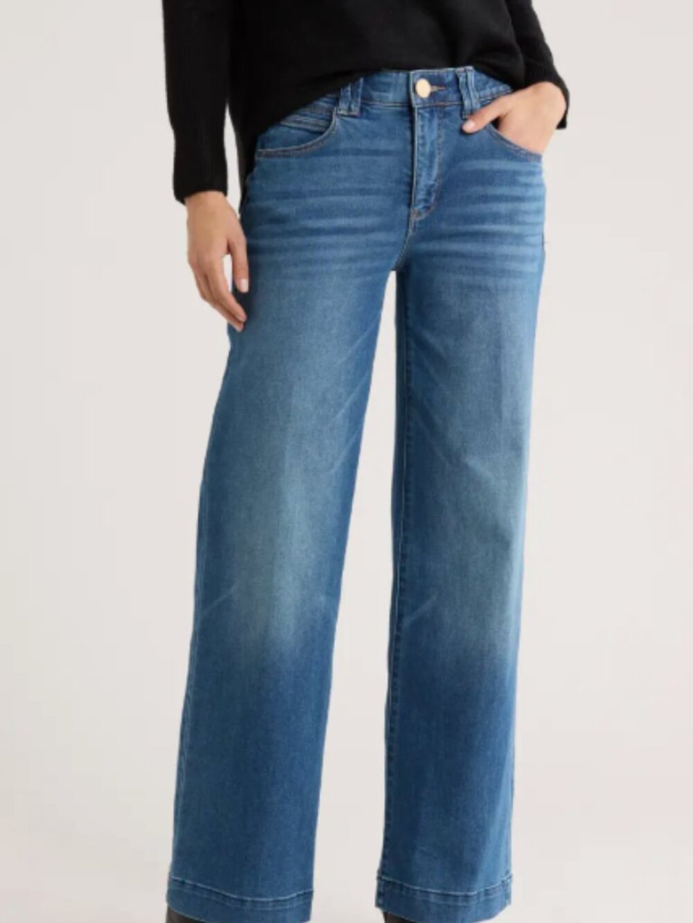 AB Tech High Waist Wide Leg Jeans